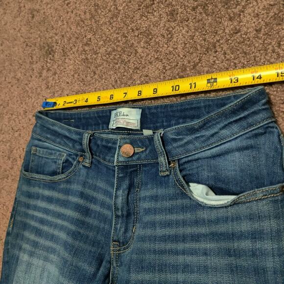 BKE Jeans Womens 28 ( 29 x 30 ) Denim Stella Low Rise Ankle Skinny Distressed - Picture 6 of 10